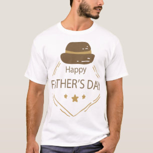 "Happy Vaderdag" T-shirt - Vier papa's