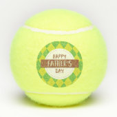 Happy Vaderdag Tennisballen (Achterkant)