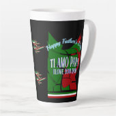 Happy Vaderdag TI AMO PAPA I Love You Dad Mok (Rechterhoek)