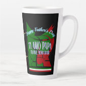 Happy Vaderdag TI AMO PAPA I Love You Dad Mok (Rechts)
