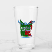 Happy Vaderdag TI Amo Papa, ik hou van je vader Glas (Voorkant)