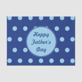 Happy Vaderdag Tissue Paper (Navy & Soft Blue) Tissuepapier