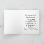 Happy Vaderdag to Brother, Bowl of Cherries Kaart (Binnen)