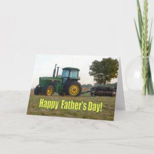 Happy Vaderdag Tractor-kaart Kaart