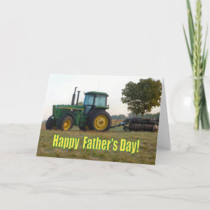 Happy Vaderdag Tractor-kaart Kaart