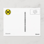 Happy Vaderdag Train Briefkaart (Achterkant)