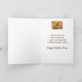 Happy Vaderdag Vader Funny Squirrel Relax Kaart (Binnen)