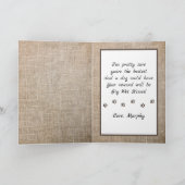 Happy Vaderdag van Cute Pit Bull Kaart (Binnen)