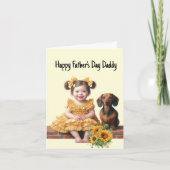 Happy Vaderdag van Daughter Kaart (Voorkant)