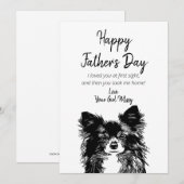 Happy Vaderdag van de Kaart van de Vakantie van de (Voorkant / Achterkant)