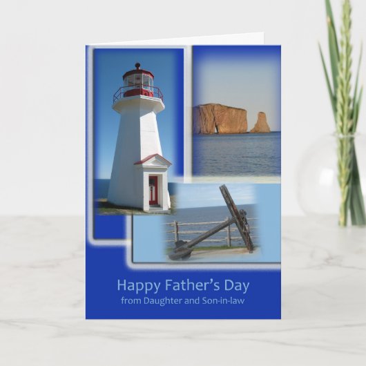 Happy Vaderdag - Van dochter en schoonzoon Kaart (Voorkant)
