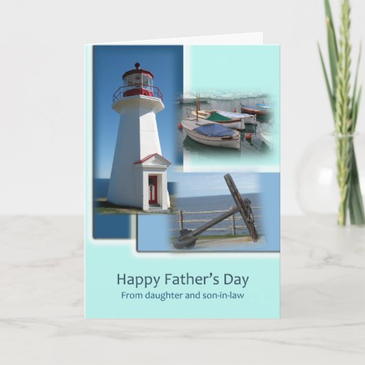 Happy Vaderdag - Van dochter en schoonzoon Kaart (Voorkant)