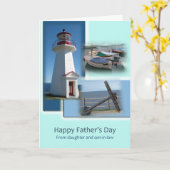 Happy Vaderdag - Van dochter en schoonzoon Kaart (Gele Bloem)