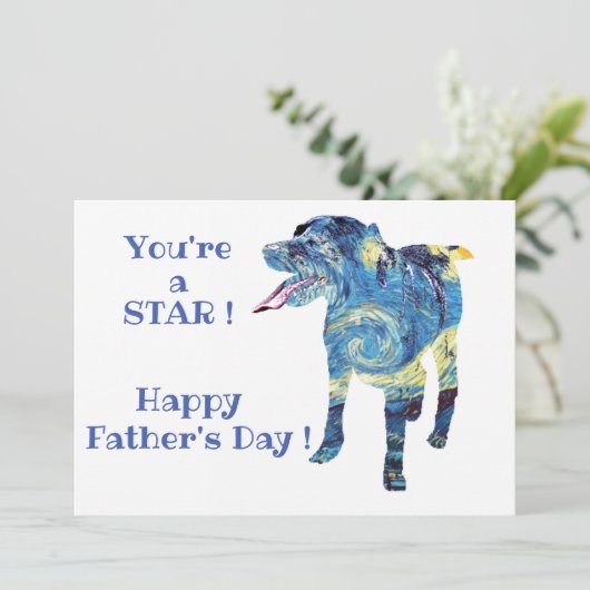 Happy Vaderdag, Van Gogh, (Staand voorkant)