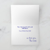 Happy Vaderdag van katten Kaart (Binnen)