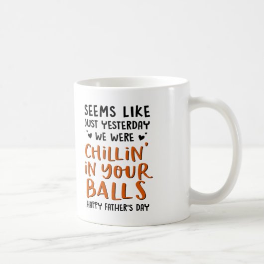 Happy Vaderdag van kleine roekjes Koffiemok (Rechts)