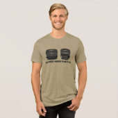 Happy Vaderdag van Lookie Here Foto's Tri-Blend Shirt (Voorkant volledig)