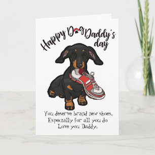 Happy Vaderdag van uw Dachshund-dog Kaart