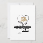 Happy Vaderdag Vissen on Lake Kaart (Voorkant)