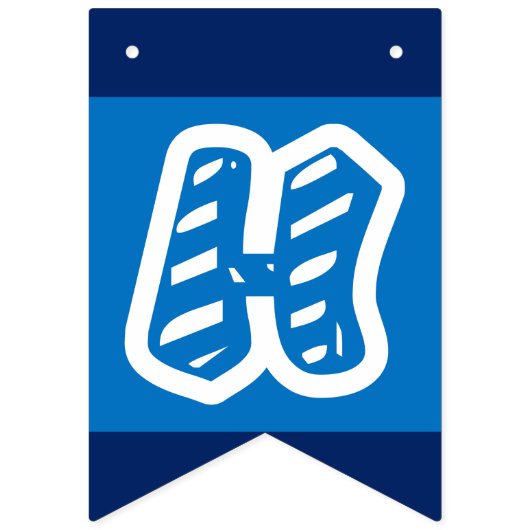 Happy Vaderdag Vlaggetjes (Eerste vlag)