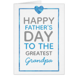 Happy Vaderdag voor de grootste opa-kaart