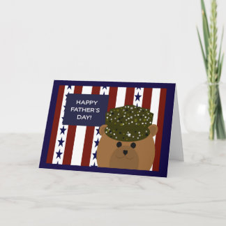 Happy Vaderdag voor mijn Army Soldier Hero & Dad! Kaart