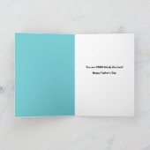 Happy Vaderdag voor pap Funny Cat in Stropdas Humo Feestdagen Kaart (Binnen)