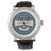  Happy Vaderdag Watch – Classic Badge D Horloge (Voorkant)