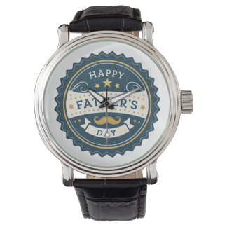  Happy Vaderdag Watch – Classic Badge D Horloge