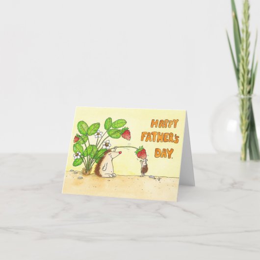 Happy Vaderdag Wenskaart Bedankkaart (Voorkant)
