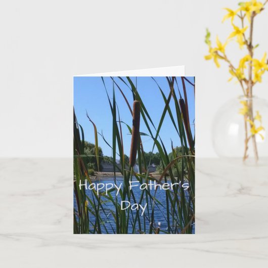 Happy Vaderdag Wenskaart Kaart (Gele Bloem)