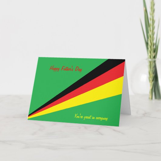 Happy vaderdag wenskaarten-geweldig kaart (Voorkant)