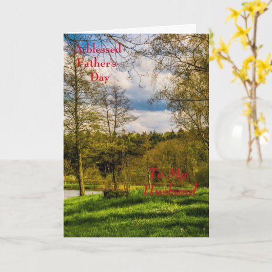 Happy Vaderdag wenst "voor man" een Kaart (Gele Bloem)