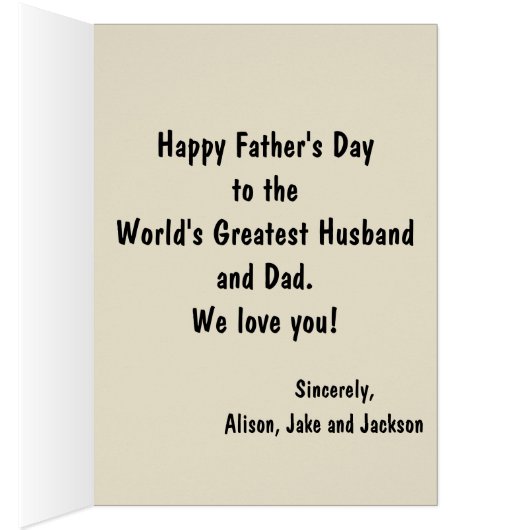 Happy Vaderdag Wood Achtergrond (Binnen (Rechts))