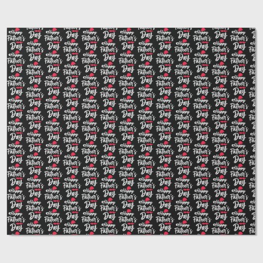 Happy Vaderdag word getild Cadeaupapier (Vlak)