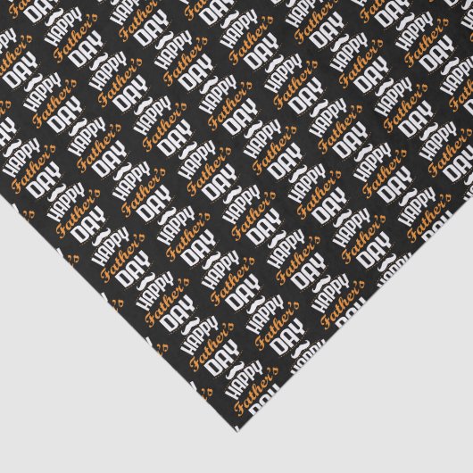 Happy Vaderdag word getild Tissuepapier (Detail)