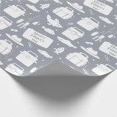 Happy Vaderdag Wrapping Paper Cadeaupapier (Hoek)