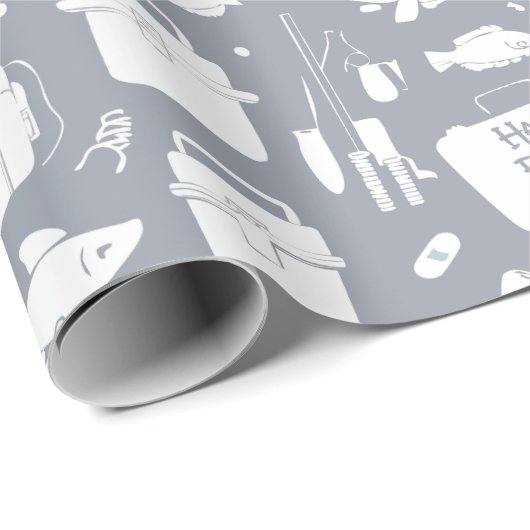 Happy Vaderdag Wrapping Paper Cadeaupapier (Rol Hoek)