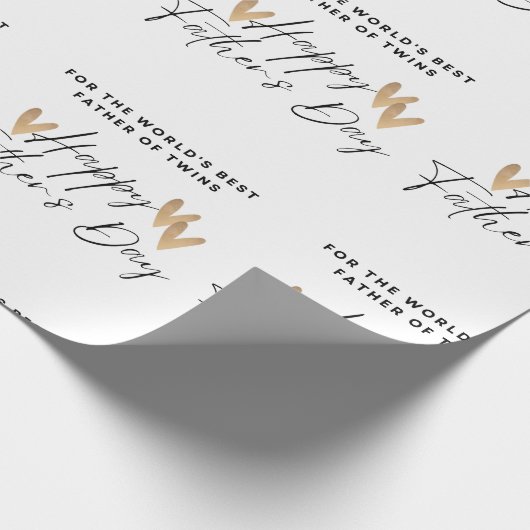 Happy Vaderdag Wrapping Paper Cadeaupapier (Hoek)