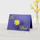 Happy Vaderdag Yellow Flower I Kaart (Gele Bloem)