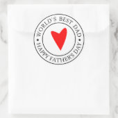 Happy Vaderdag- zegel (Tas)