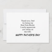Happy Vaderdag, ZO GLAD DAT JE MIJN DAD foto BENT Kaart (Achterkant)