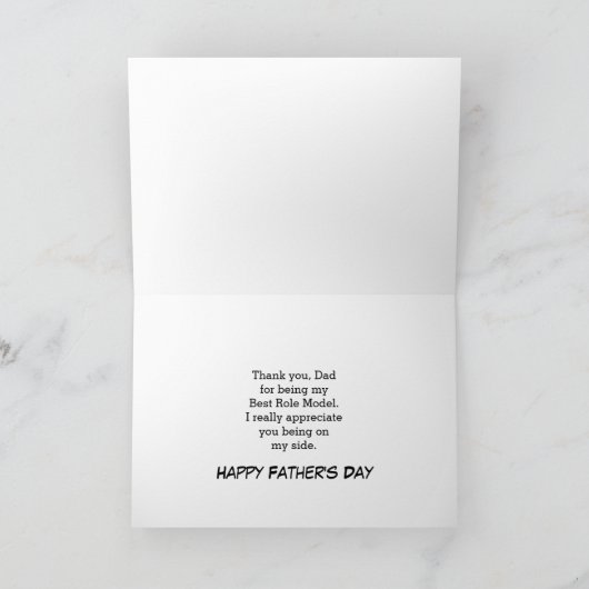 Happy Vaderdag, ZO GLAD DAT JE MIJN DAD foto BENT Kaart (Binnen)