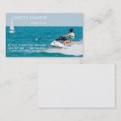 Happy vakantions visitekaartje (Voorkant / Achterkant)