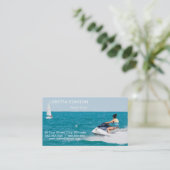 Happy vakantions visitekaartje (Staand voorkant)