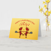 Happy Valantines Pickleball - Love You Meer Kaart (Gele Bloem)