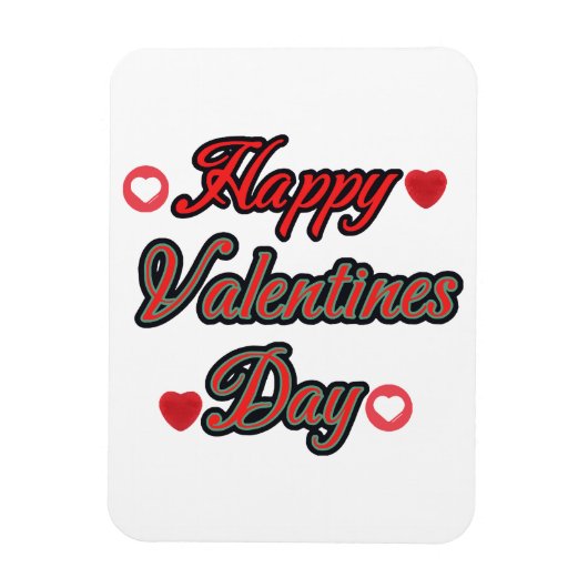 Happy Valenties Dag voor cadeau Magneet (Verticaal)