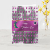 Happy Valentijn Blue Moon Jewels & Stars Kaart (Gele Bloem)