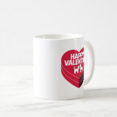 Happy Valentijn, Box of Chocs & Furry Silhouette Koffiemok (Voorkant rechts)