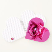 Happy Valentijn cadeau  hot roze roos bloemen Notitieboek (Binnen)